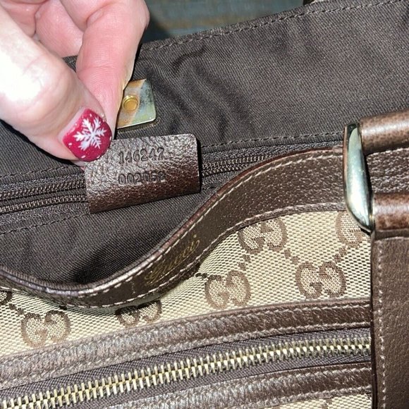 GUCCI GG MONOGRAM D RING TOTE - Picture 10 of 13